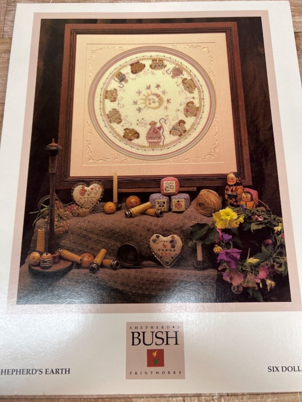 Shepherds Bush Shepherds Earth Cross Stitch Pattern 12"x12" Design Includes Bead